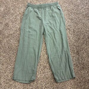 BRIGGS Olive colored Crepe pants - Women's Size XL - Preowned - 2198